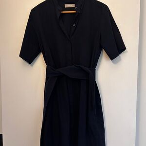 Everlane Classic Navy (dark blue) Midi Dress